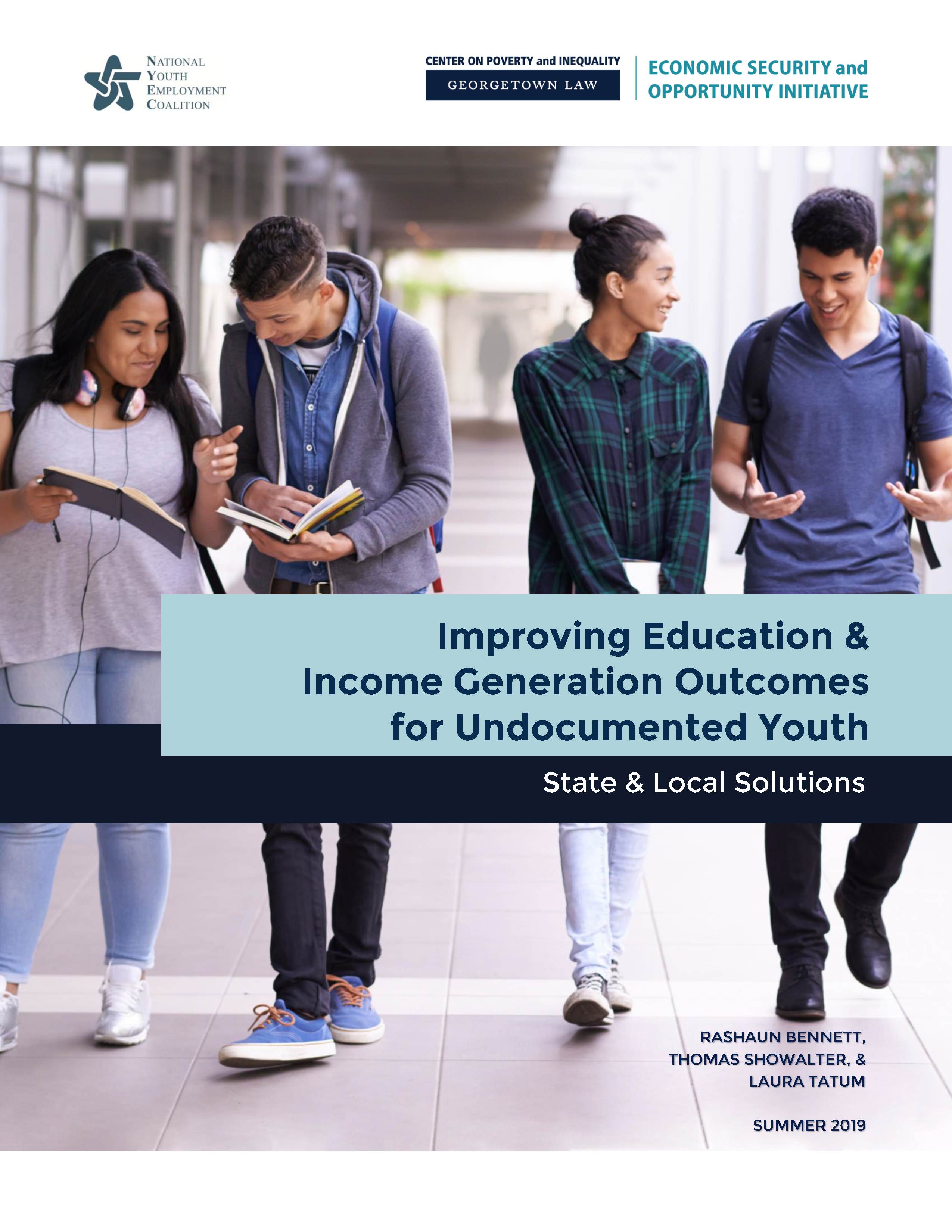 GCPI-NYEC - Education and Income Undocumented Youth Report, Cover - 20190829