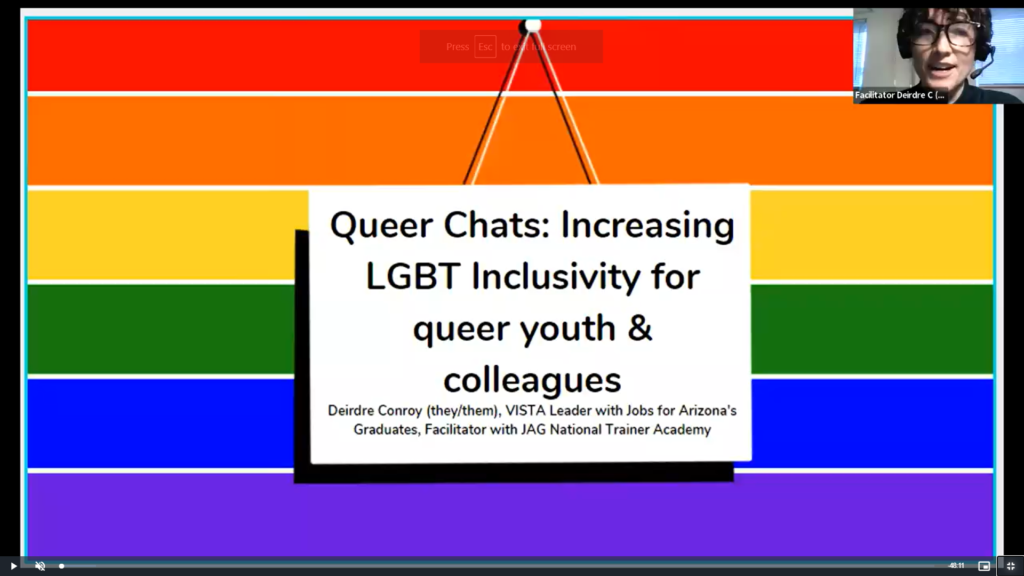 Rainbow slide: Queer Chats LGBT inclusivity