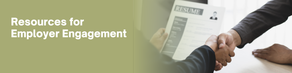 Handshake over resume during interview