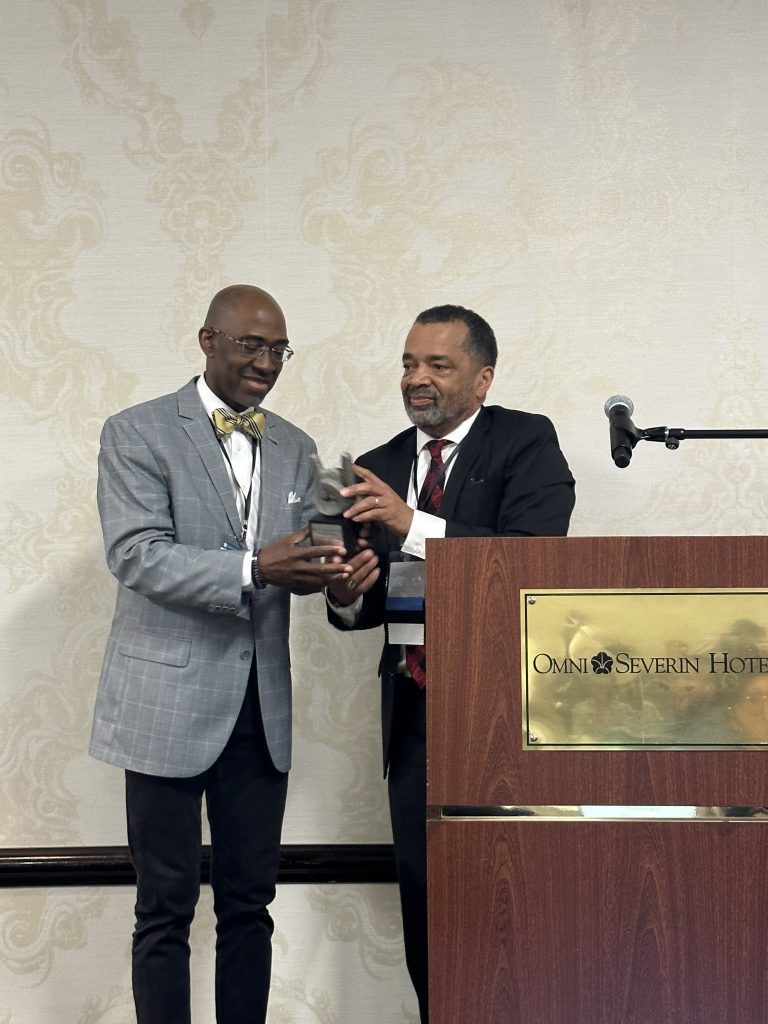 Award presentation at Omni Severin Hotel