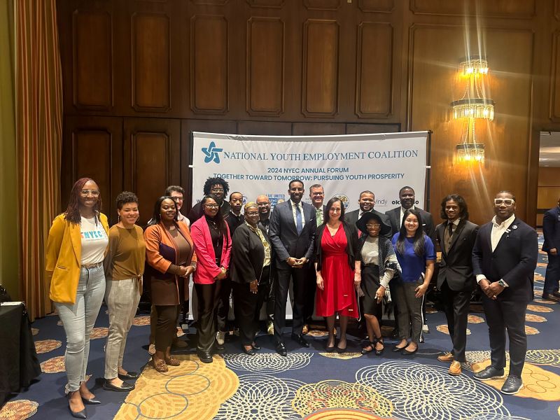 Participants at National Youth Employment Coalition forum