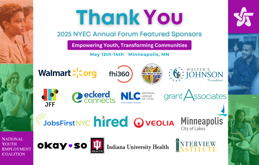 NYEC 2025 Annual Forum sponsors banner