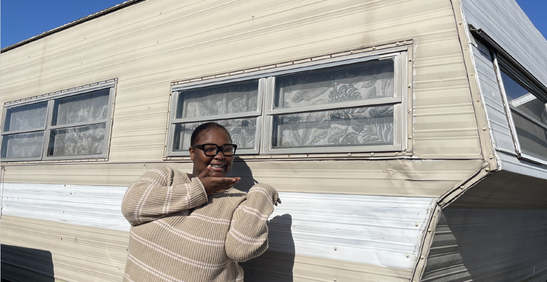 The Foster Bean Coffee camper