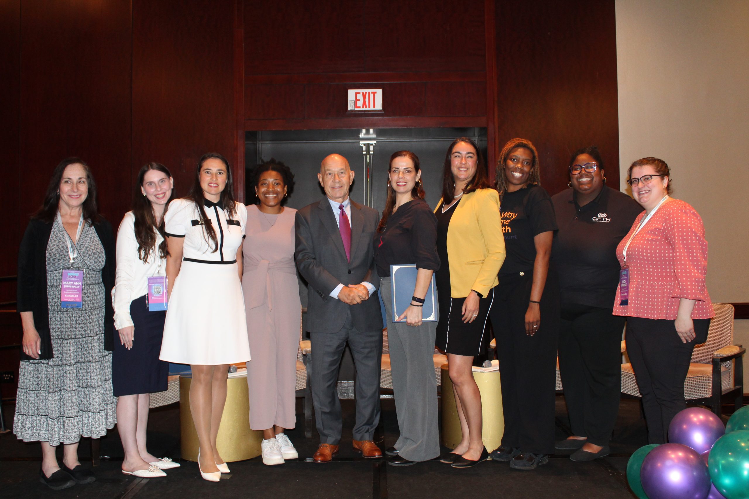 Mayor Whitmire with NYEC local partners committee members