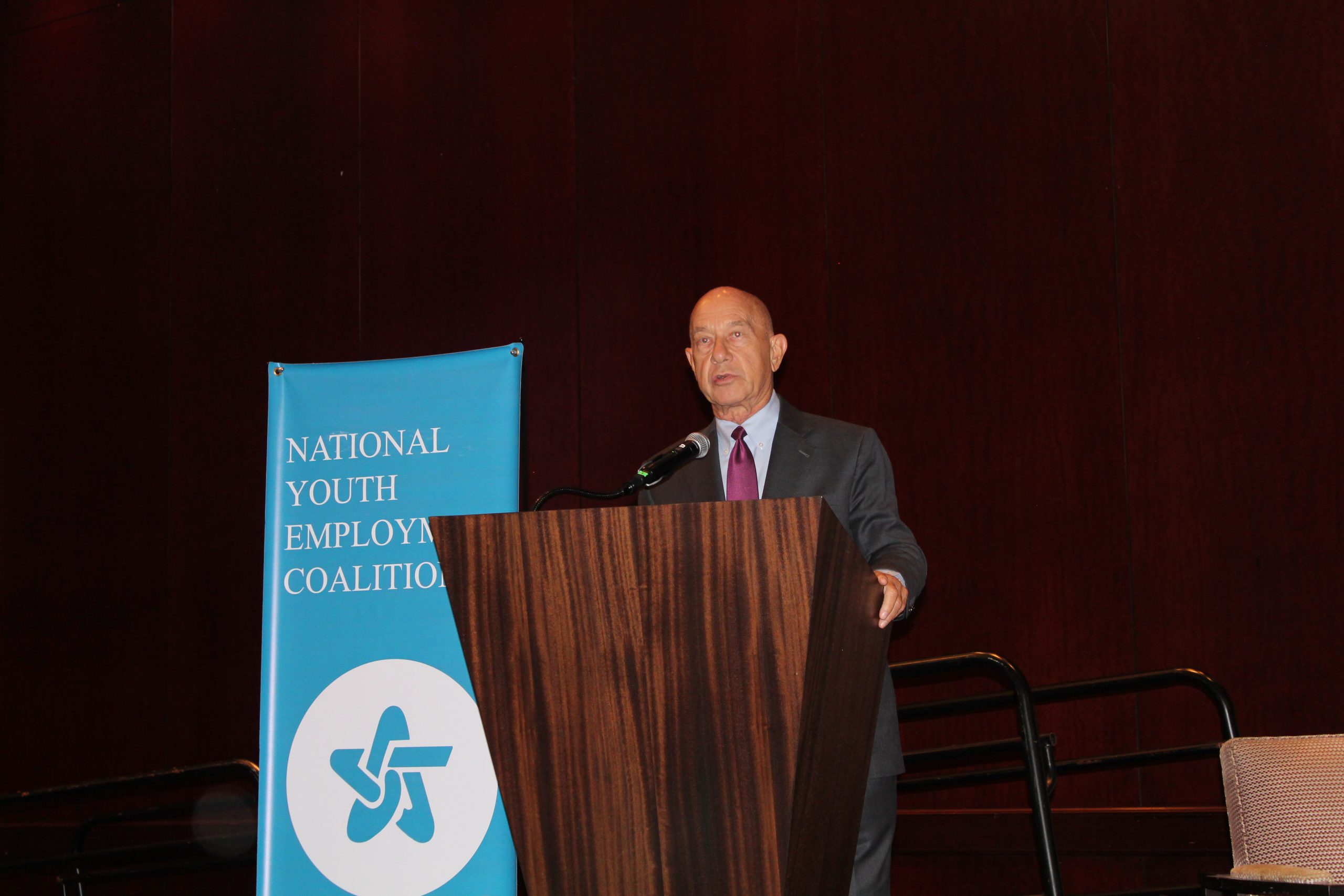 Mayor John Whitmire speaking at the NYEC 2026 Annual Forum